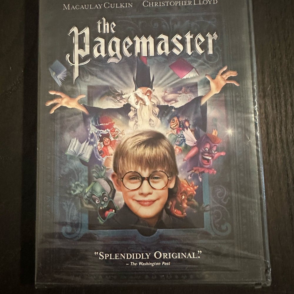 The Pagemaster DVD Brand New Sealed Family Movie Night